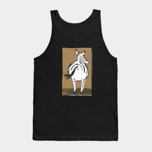 Butts Butts Butts - Zebra Tank Top